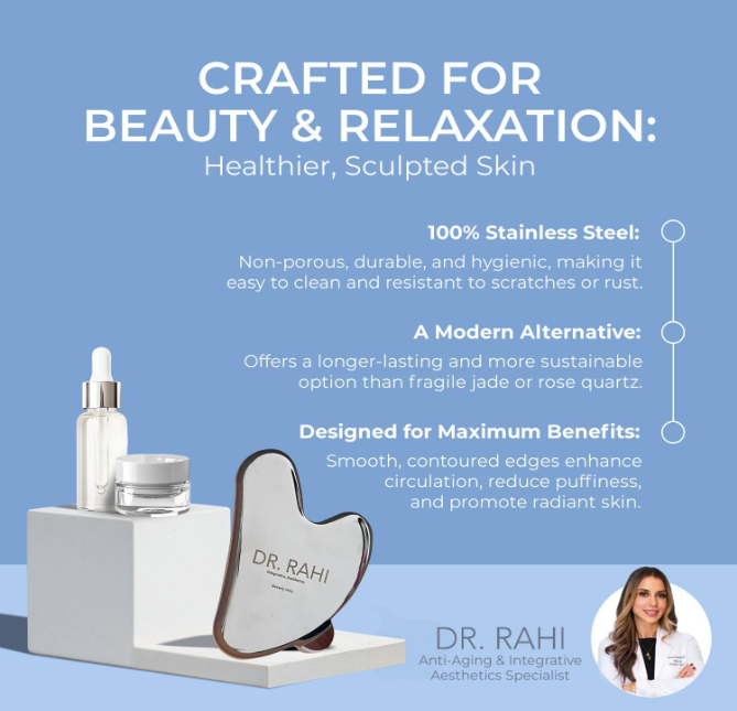Stainless Steel Gua Sha Facial Tool