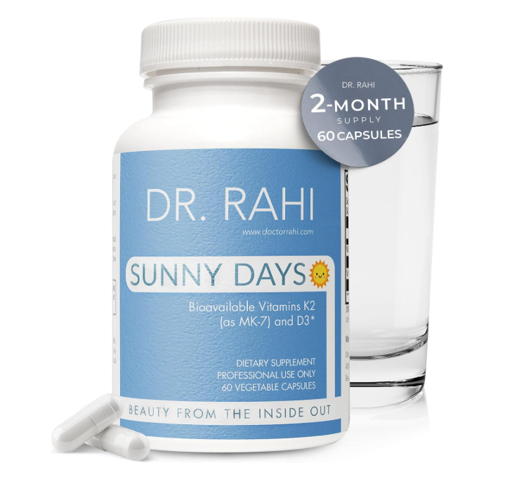Sunny Days Vitamins K2 and D3 Supplement