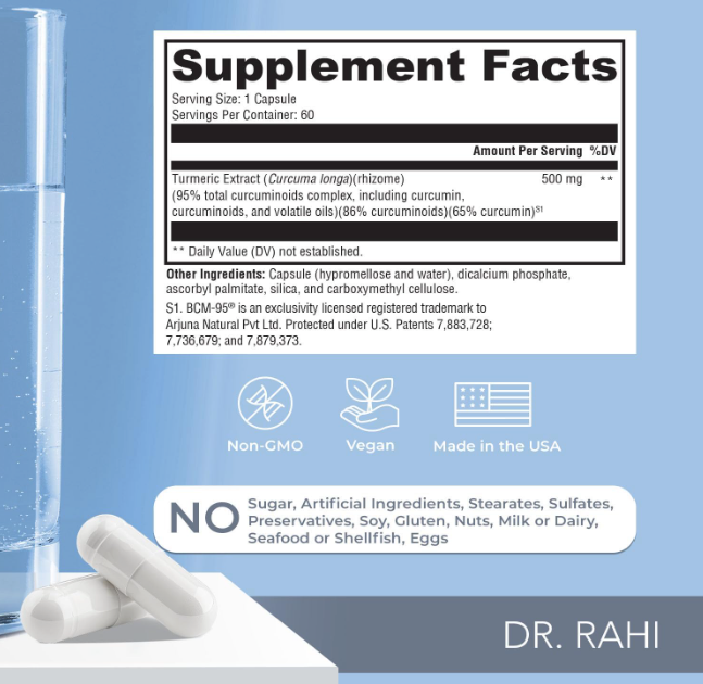 Curcumin Comfort Turmeric Supplement